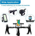 RIIPOO Aluminum Alloy Bike Handlebar Extender, 11.8" Dual Bracket for Mountain Cycling, Secure Mount for Lights