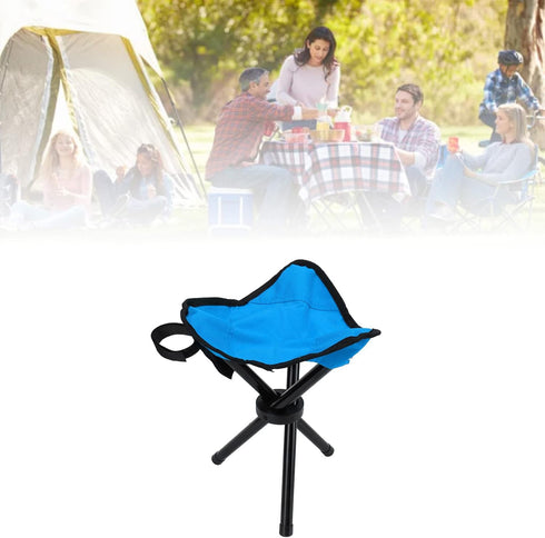 RiToEasysports Camping Tripod Stool, Portable Foldable Tripod Camp Chair Lightweight Camping Tripod Seat for Hiking