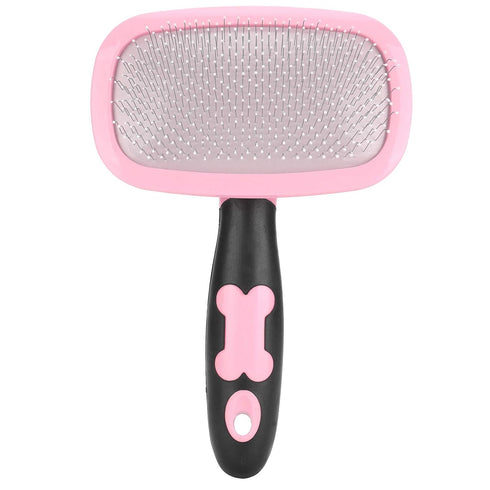 GLOGLOW Pet Hair Comb, 360° Rotation Deshedding Slicker Brush for Cat Dog Cleaning