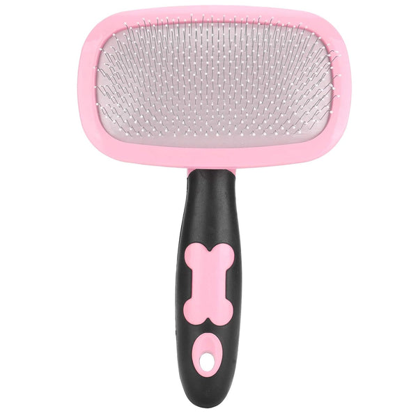 GLOGLOW Pet Hair Comb, 360° Rotation Deshedding Slicker Brush for Cat Dog Cleaning