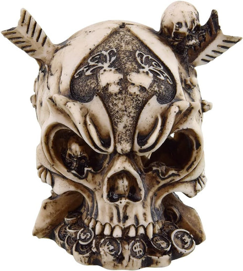 Underwater Treasures Warrior Skull