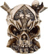 Underwater Treasures Warrior Skull