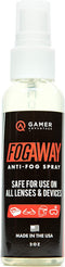 Gamer Advantage FogAway - Anti Fog Spray for Swim Goggles, Glasses, and