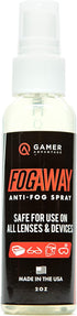 Gamer Advantage FogAway - Anti Fog Spray for Swim Goggles, Glasses, and