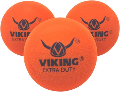 Viking Sports Extra Duty Platform Tennis Ball, Orange, Sleeve of 3
