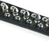 Spiked Dog Collar / Cat Collar, Studded Vegan Leather Pet Collar for Dogs and Cats (L, Black)