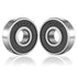 SHKI 10 Pack 608 2RS Ball Bearings – Miniature Deep Groove Bearings for Skateboards, Inline Skates, Scooters