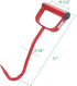 2 Pack Sturdy 11" Red Hay Hook, Durable Replacement for Farmex/Speeco 47010500 Hay Hook