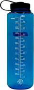 Nalgene Sustain Tritan BPA-Free Water Bottle, 48 OZ Wide Mouth Made from 50% Plastic Waste, Blue