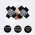 ROZKITCH 4PCS Dog Elbow Pads, Breathable Protective Wrap for French Bulldog, Cocker Spaniel, Beagle, Black L