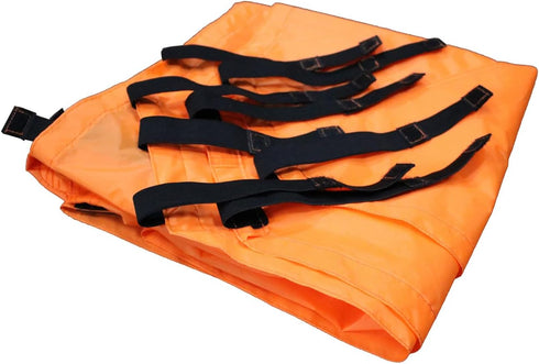 HME Durable Highly-Visible 2800 Total Sq Inches Executioner 4-Sided Bright Orange Blind Cap for Hub-Style Blinds