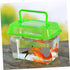 Plastic Turtle Fish Tank Handheld Aquarium | Reptile Storage Nest for Bearded Dragon Habitat
