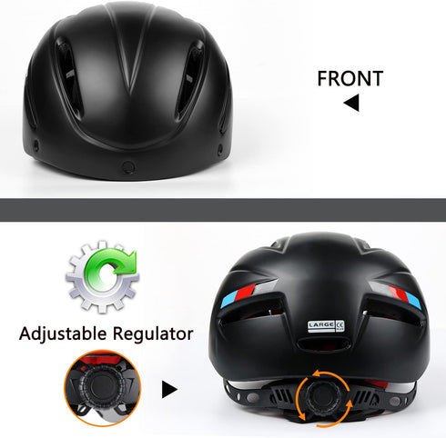 Shinmax Bike Helmet for Men Women - Adjustable Bicycle Helmet with Detachable Magnetic Goggles for Road Biking