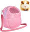 Portable Pet Dog Carrier Bags, Breathable African Hedgehog Hamster Handbags, Puppy Cat Travel Backpack (S Size: 17x12cm)