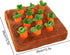 Generic 2 1 Carrot Snuffle Mat for Dogs, Novelty Dog Puzzle Toys Sniff Mat, Interactive Carrot Plush Dog Toys