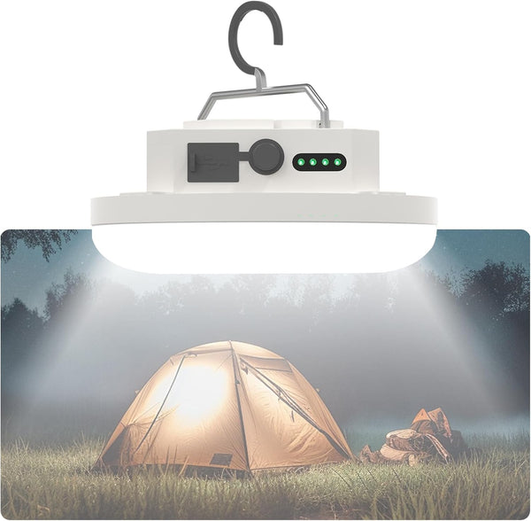 10000mAh Rechargeable Hanging Tent Lighting, Portable 30W 4000LM LED Camping Lantern with