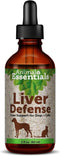 Animal Essentials Liver Defense for Dogs & Cats, Liquid Supplement for Liver Support, 2 Fl Oz