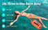 Hikeen Swim Buoy with Dry Bag 20L - Waterproof Touchscreen Swim Safety Float for Open Water Swimmers and Triathletes