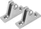 NRC&XRC 2 PCS Marine Boat Deck Hinge Mount Fitting Hardware, 316 Stainless Steel