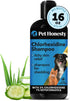 Pet Honesty Chlorhexidine Anti-itch Shampoo 16oz for Dogs and Cats, Helps Allergies, Itching, Shedding, Hot Spots