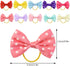 Tongcloud 80 pcs Dog Hair Bows - Butterfly Knotted Bows with Rubber Bands for Puppy Dog Cats Hair Accessories