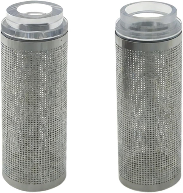 baoauh Aquarium Stainless Steel Mesh Filter Guard 10pcs Stainless Steel Shrimp Tank Filter