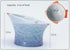 Raised Tilted Ceramic Cat Food Bowl - Cute Fish Shape Elevated Slanted Dish for Kitty Dry Wet Treats