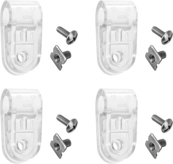 Football Helmet Clips Screws Nuts - Compatible with Schutt F7 & Riddell for Repairing Youth Football Helmets