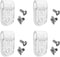 Football Helmet Clips Screws Nuts - Compatible with Schutt F7 & Riddell for Repairing Youth Football Helmets