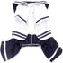 SELMAI Navy Seaman Captain Costume for Four Legged Dogs, Chihuahua Clothes XXL, Small Dog Cat Puppy Pet