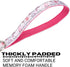 EcoBark Dog Leash, 4 FT / 5 FT / 6 FT Reflective with Padded Handle, Strong Heavy Duty Nylon for Small Medium Dogs
