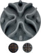 Silicone Dog Slow Feeder Bowl Insert, Strong Suction Cups for Stainless Steel, Glass, Ceramic Dog Bowls (Grey, Medium)