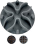 Silicone Dog Slow Feeder Bowl Insert, Strong Suction Cups for Stainless Steel, Glass, Ceramic Dog Bowls (Grey, Medium)