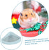 Chinchillas Triangle Ceramic Rabbit Litter Box Non-Slip Base for Guinea Pigs and Small Pets Easy-Clean Potty Training