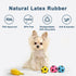 Soft Latex Rubber Squeaky Dog Ball - Cute Bounce Dog Toys for Small Dogs Puppies
