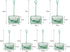 Quaziret Skimmer 3/4/5/6/8/10inch Fine Mesh Fish Net for Fish Tank - Aquarium Net Scoop, Aquarium Net with Plastic