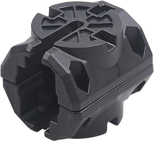 Kayak Rail Adapter - Compatible with Hobie H-Rail, Kayak Fishing Accessories (Black)