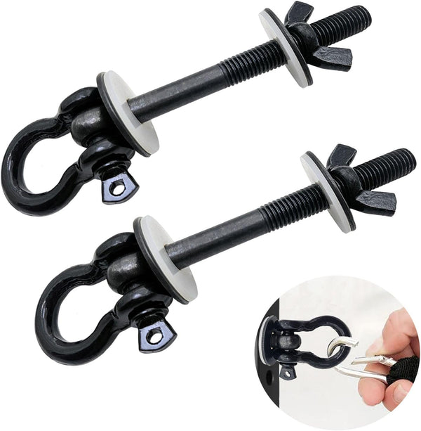 DyaMag Power Rack Attachments with Silicone gaskets for Resistance Band. O-Ring Attachment for