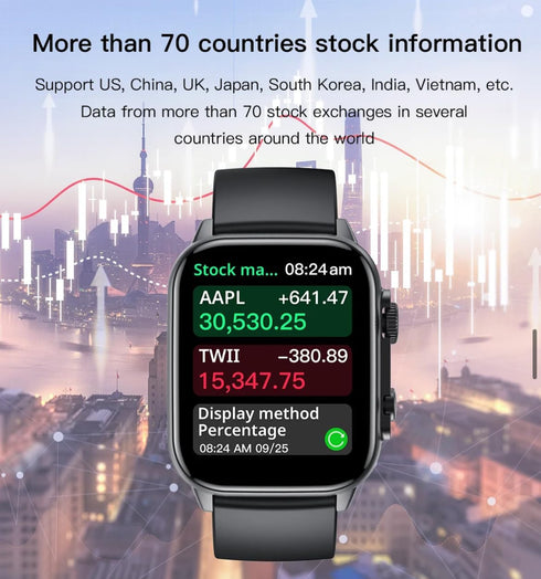 Smart Watch with 1.96" AMOLED HD Screen, Full Health Monitor, Low Power Consumption for Women & Men, Orange