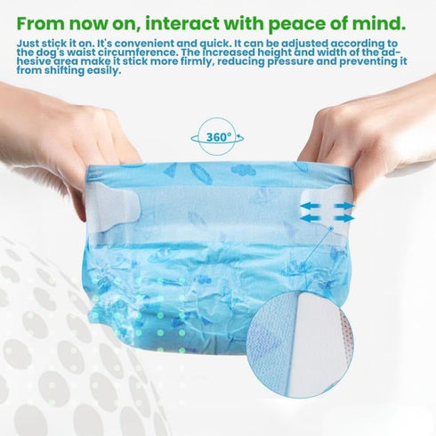 Generic (1 Package/Trial Set, (1 Package/Trial Set, (Recommended 2-5 lbs) Leakproof Rabbit Diapers Disposable Bunny Pet
