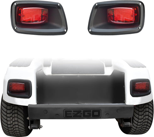 Golf Cart TXT LED Tail Light Kit, Compatible with EZGO TXT 1996-2013 Gas and Electric Rear Light Assembly