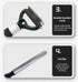 PetRivia 6-in-1 Dog Grooming Kit for Dogs at Home, Pet Grooming Kit with Slicker Brush, Dematting Tool, Stainless Steel