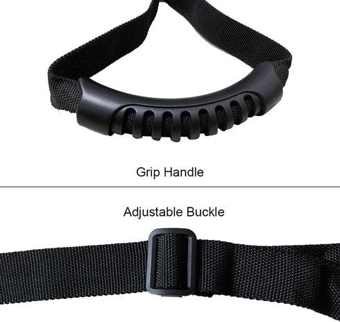 Kayak Stand Up Assist Strap, Adjustable 34-54 Inches Canoe Drag Handles for SUP and Dragging Accessories