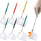 6 Pcs Aquarium Fish Net with Extendable Stainless Steel Handle, Adjustable Handle for Fish Tank, Circle and Square