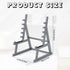 Squat Rack Pen Holder, Squat Rack Office Decor Mini Barbell Rack Pen Holder Desktop Squat Rack Pen Holder with Weights & Barbells for Office Gym Decorations for Fitness Weightlifting Lovers