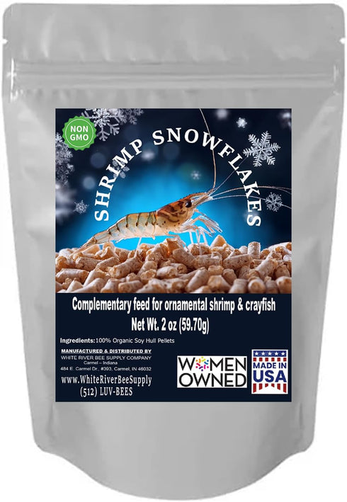 White River Bee Supply Shrimp Snowflakes (2 oz)