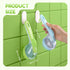 2pcs Pet Bath Brush with Shampoo Dispenser, Dog Bath Brush and Grooming Massage Brush for Dogs & Cats, Easy Dog Washing