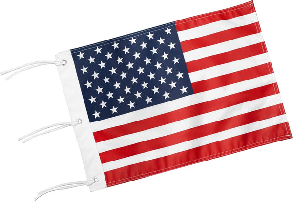 KINGTOP USA Golf Flag 20x14 Inch - Standard Putting Green Flags for Backyard Practice, 1-Pack, Brass Grommets,