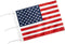 KINGTOP USA Golf Flag 20x14 Inch - Standard Putting Green Flags for Backyard Practice, 1-Pack, Brass Grommets,
