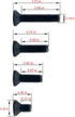 QD Swivel Mount Base Kits with 1 Nut, 1 Wrench, and 4 Screws